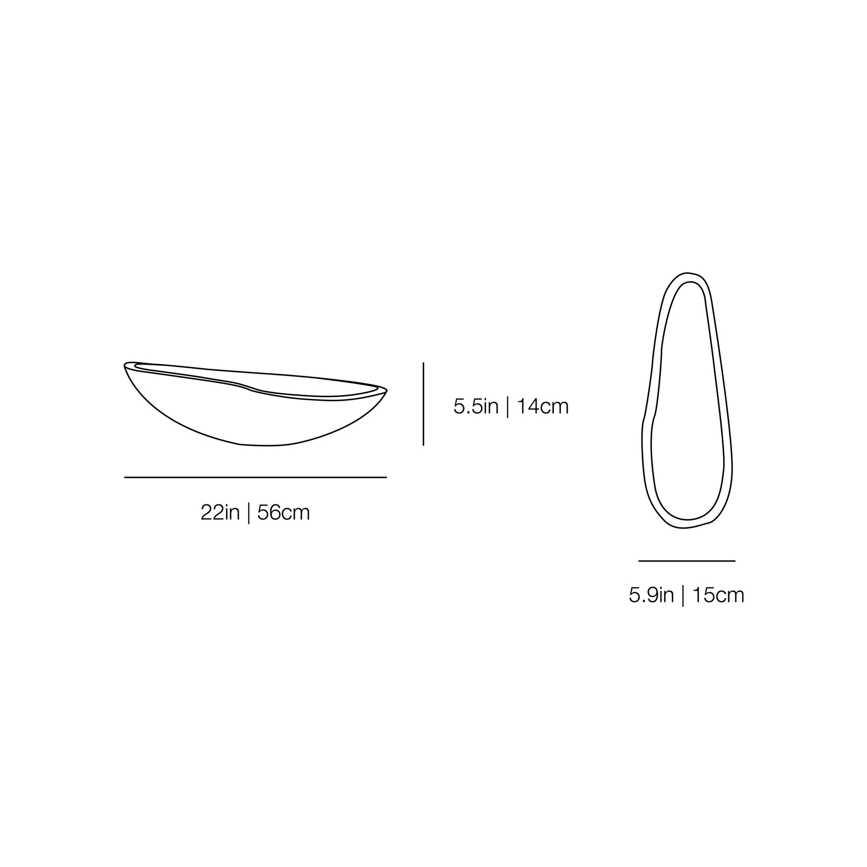 Pietra Ovale Vase | Kose Milano | JANGEORGe Interior Design