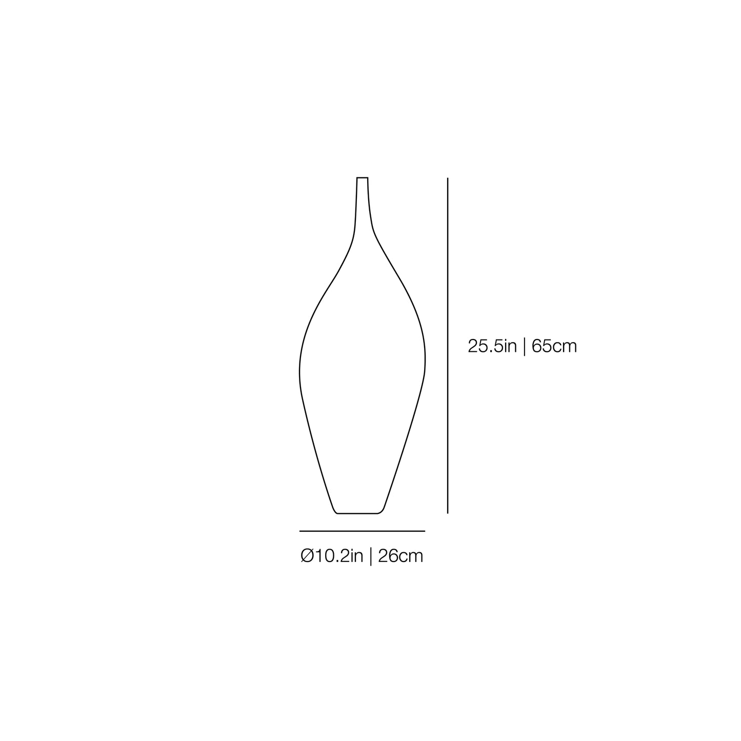 Vaso Soffio Vase | Kose Milano | JANGEORGe Interior Design