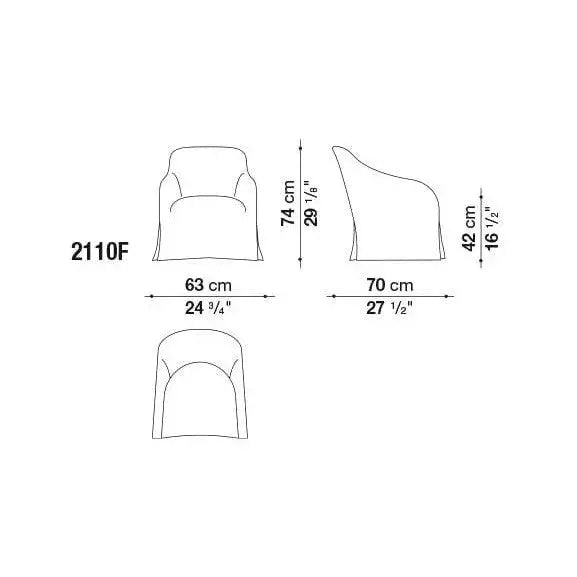 Agathos Armchair | Maxalto | JANGEORGe Interior Design