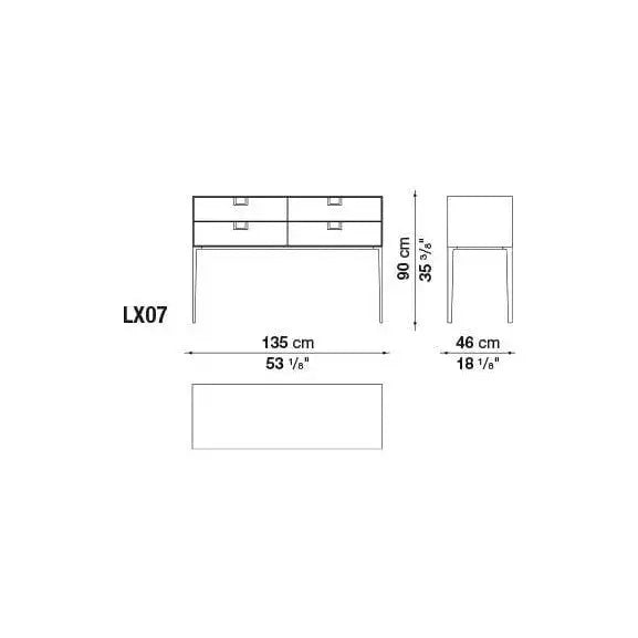 Alcor Consoles Storage Unit | Maxalto | JANGEORGe Interior Design