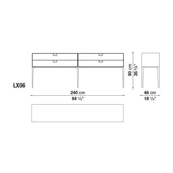 Alcor Consoles Storage Unit | Maxalto | JANGEORGe Interior Design