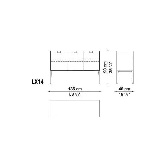 Alcor Sideboards Storage Unit | Maxalto | JANGEORGe Interior Design