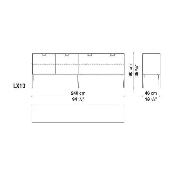 Alcor Sideboards Storage Unit | Maxalto | JANGEORGe Interior Design