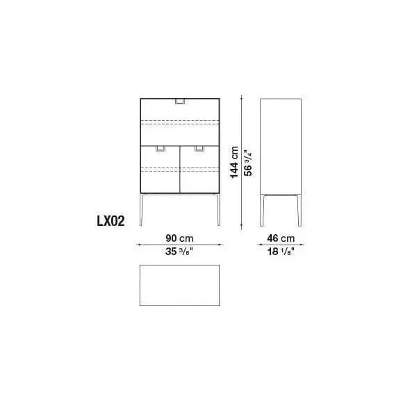 Alcor Storage Unit | Maxalto | JANGEORGe Interior Design