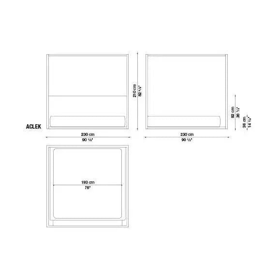 Alcova Bed | Maxalto | JANGEORGe Interior Design