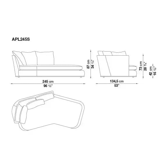 Apollo Sofa | Maxalto | JANGEORGe Interior Design