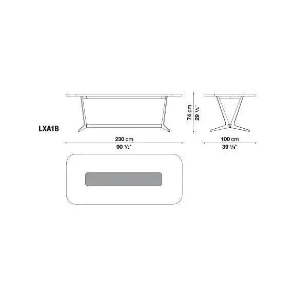 Astrum Table | Maxalto | JANGEORGe Interior Design