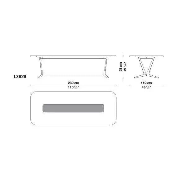 Astrum Table | Maxalto | JANGEORGe Interior Design