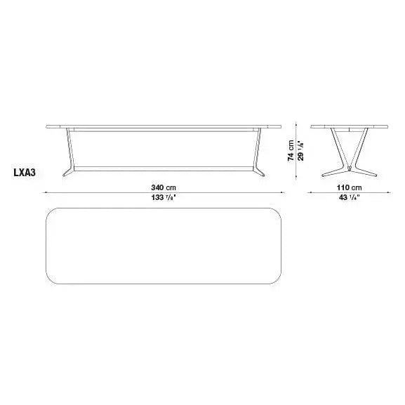 Astrum Table | Maxalto | JANGEORGe Interior Design