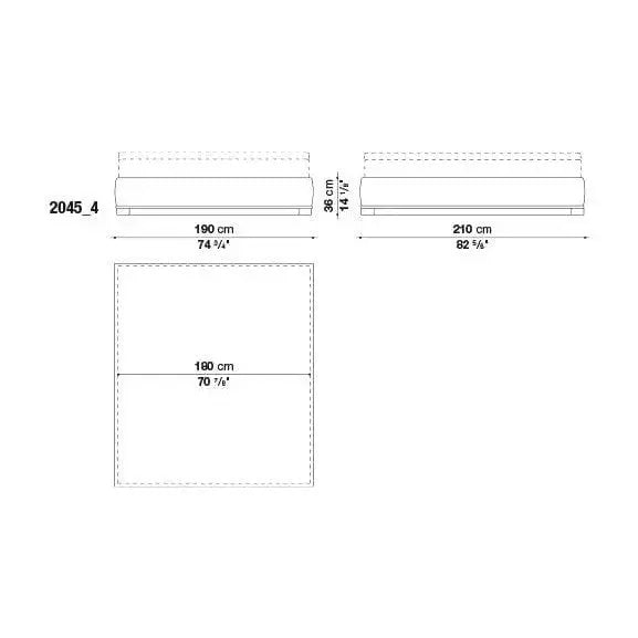 Bauci - Ovidio Bed | Maxalto | JANGEORGe Interior Design