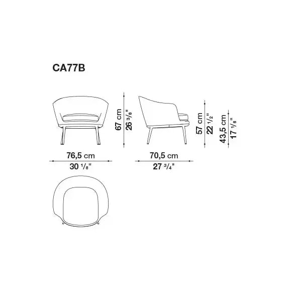 Caratos Armchair | Maxalto | JANGEORGe Interior Design