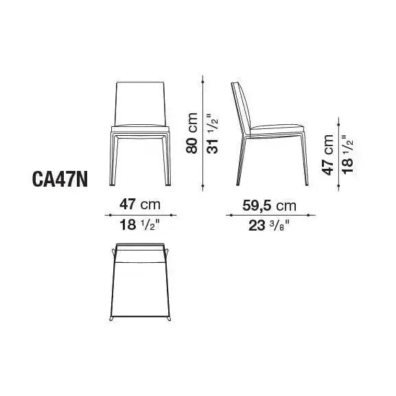 Caratos Chair | Maxalto | JANGEORGe Interior Design