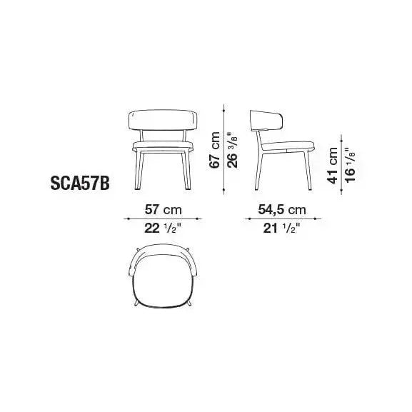 Caratos Chair | Maxalto | JANGEORGe Interior Design