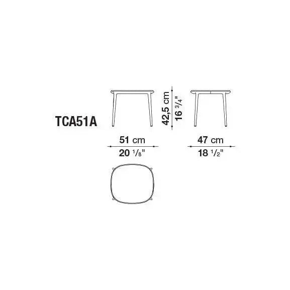 Caratos Small Table | Maxalto | JANGEORGe Interior Design