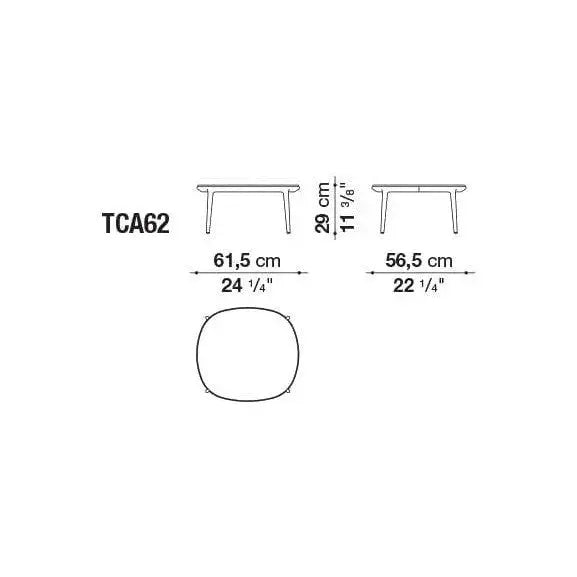 Caratos Small Table | Maxalto | JANGEORGe Interior Design