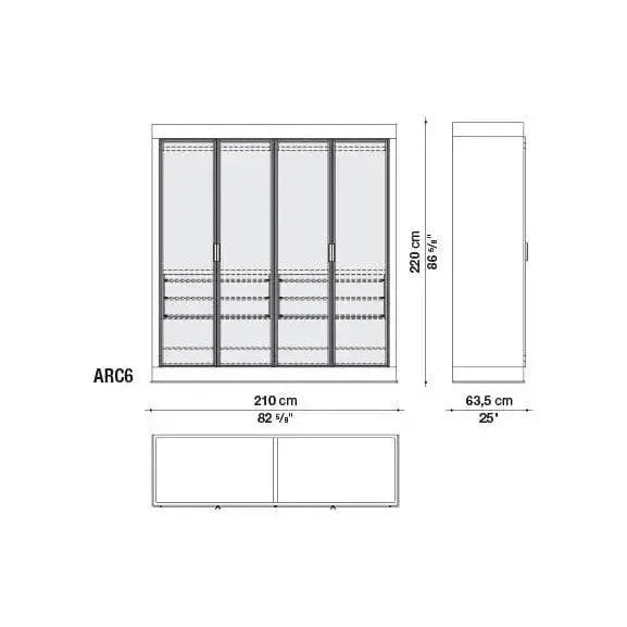 Eracle Wardrobe | Maxalto | JANGEORGe Interior Design
