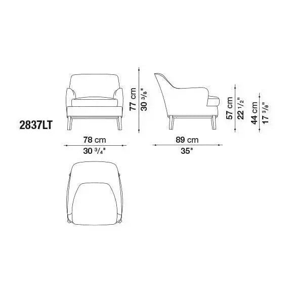 Febo Armchair | Maxalto | JANGEORGe Interior Design