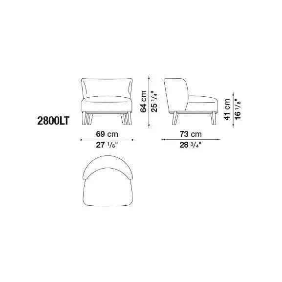 Febo Armchair | Maxalto | JANGEORGe Interior Design