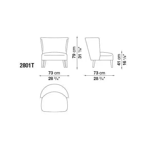 Febo Armchair | Maxalto | JANGEORGe Interior Design