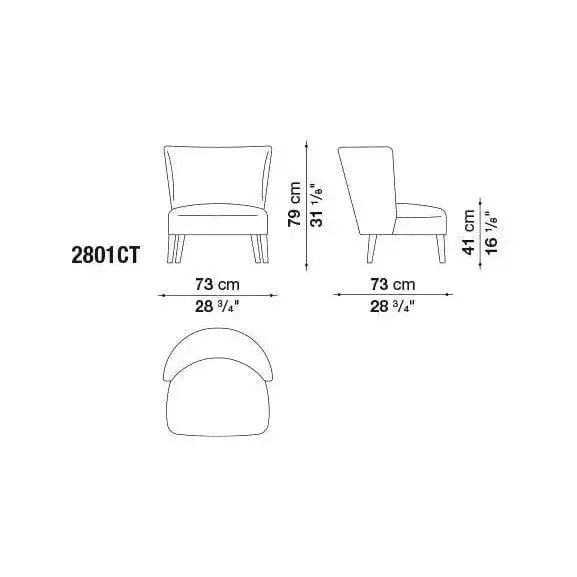 Febo Armchair | Maxalto | JANGEORGe Interior Design