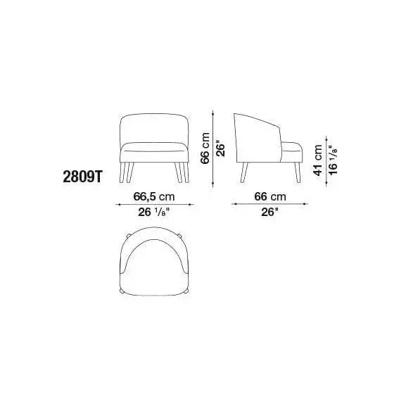 Febo Armchair | Maxalto | JANGEORGe Interior Design