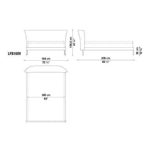 Febo Bed | Maxalto | JANGEORGe Interior Design