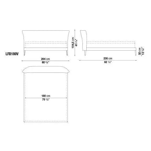 Febo Bed | Maxalto | JANGEORGe Interior Design