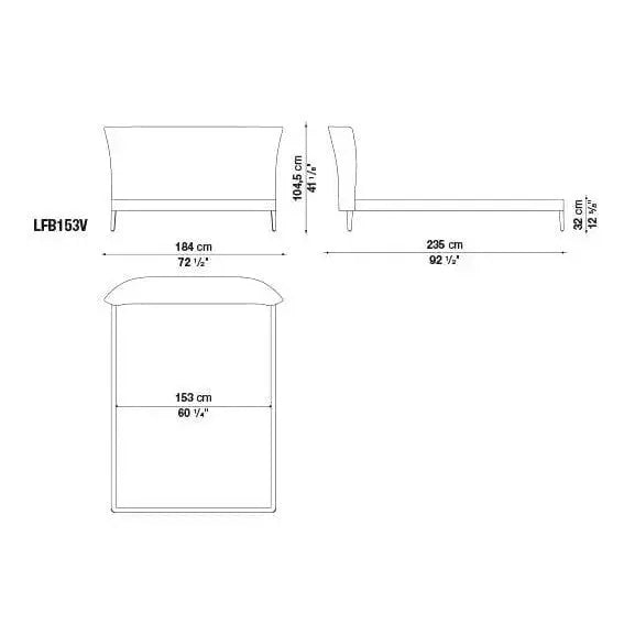 Febo Bed | Maxalto | JANGEORGe Interior Design