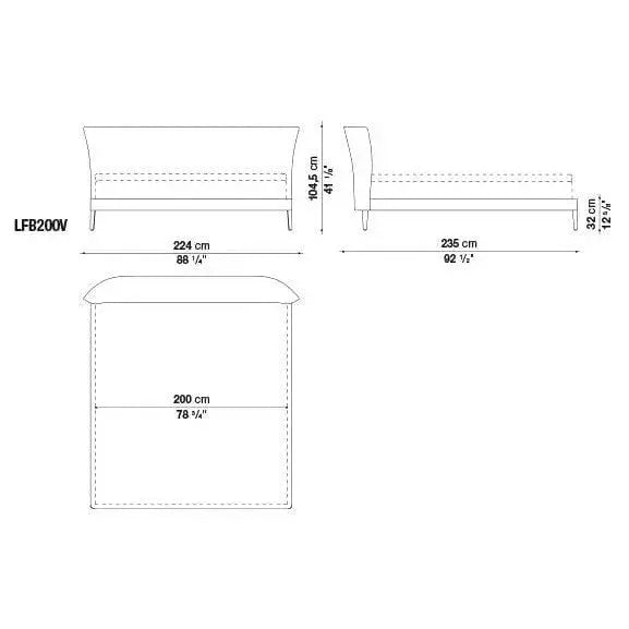 Febo Bed | Maxalto | JANGEORGe Interior Design