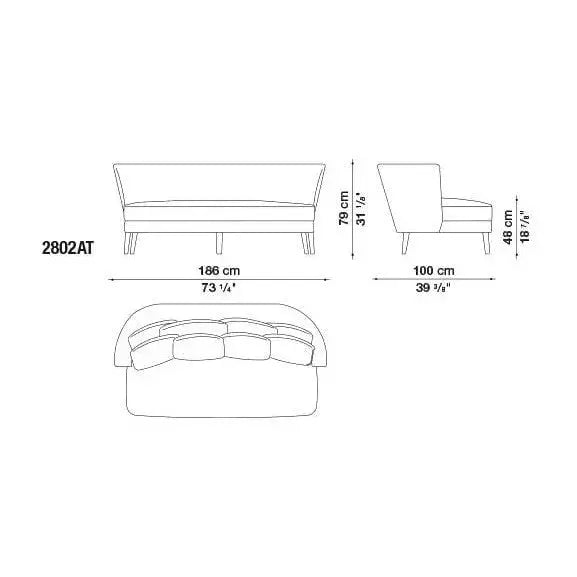 Febo Sofa | Maxalto | JANGEORGe Interior Design