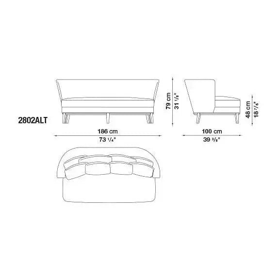 Febo Sofa | Maxalto | JANGEORGe Interior Design