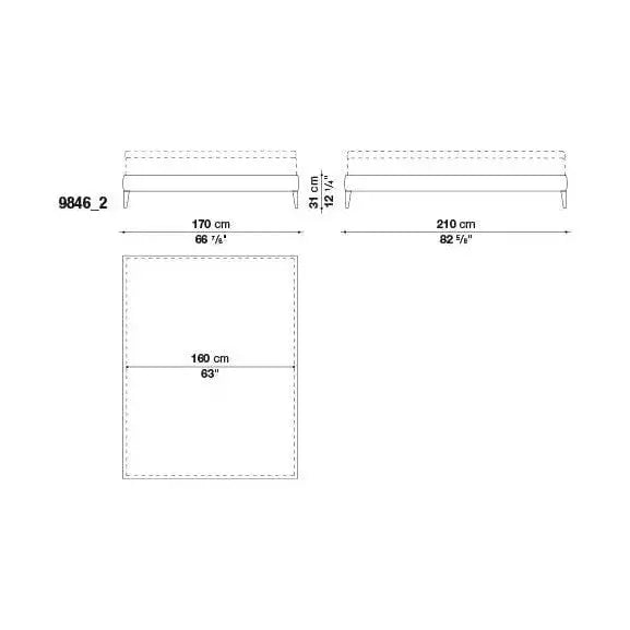 Filemone - Ovidio Bed | Maxalto | JANGEORGe Interior Design