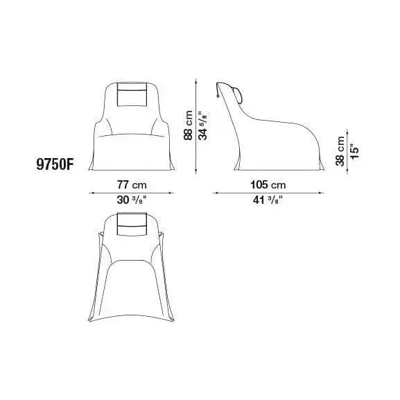 Kalos Armchair | Maxalto | JANGEORGe Interior Design