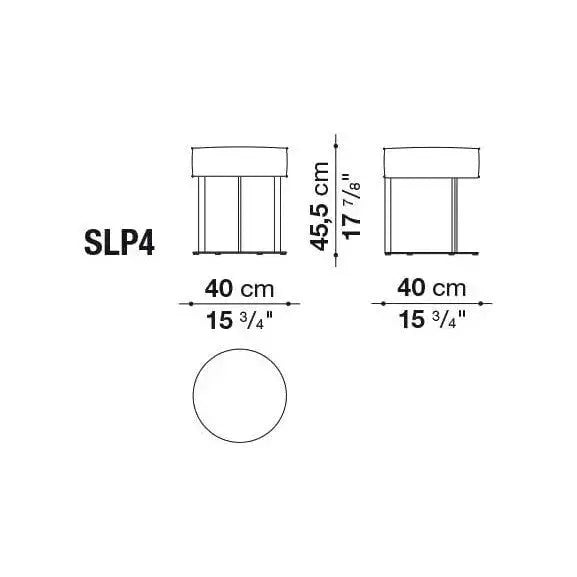 Lithos Stool | Maxalto | JANGEORGe Interior Design