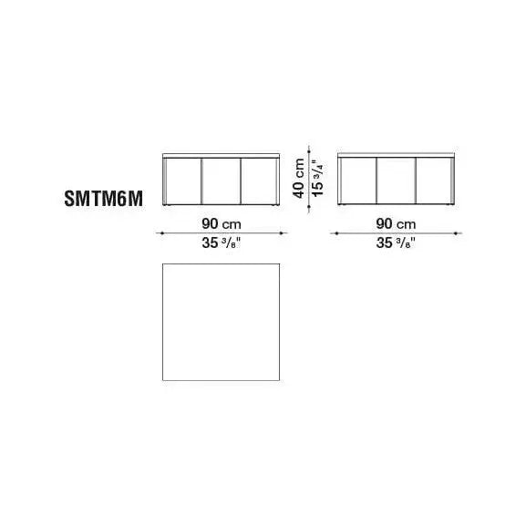 Lithos Small Table | Maxalto | JANGEORGe Interior Design