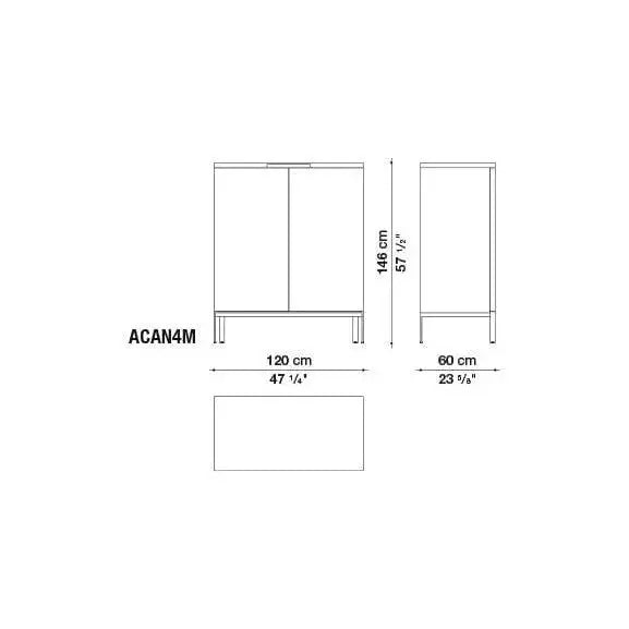 Mida Storage Unit | Maxalto | JANGEORGe Interior Design