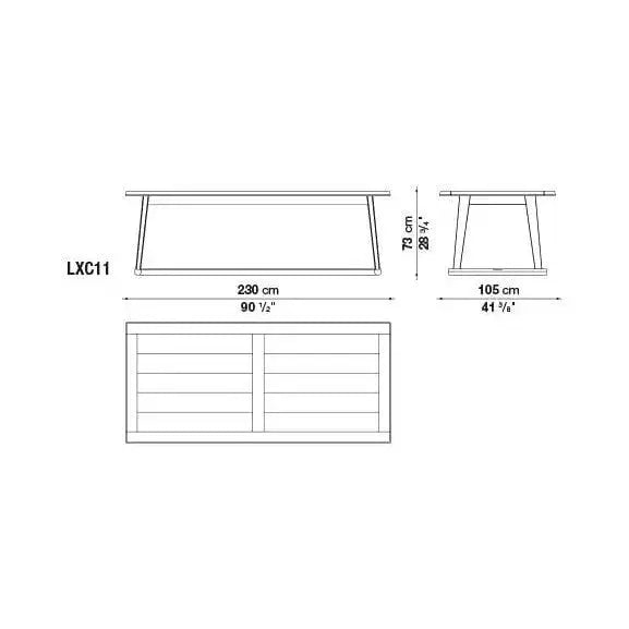 Recipio '14 Table | Maxalto | JANGEORGe Interior Design