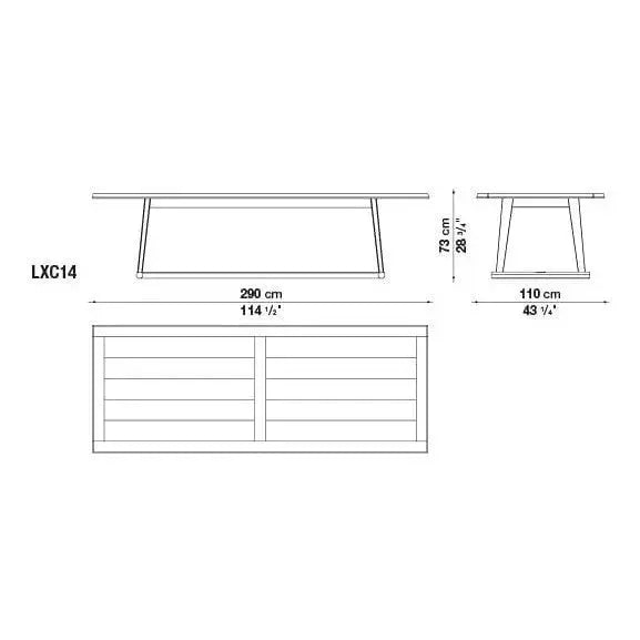 Recipio '14 Table | Maxalto | JANGEORGe Interior Design
