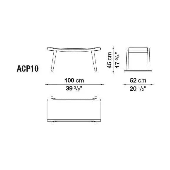 Sella Bench | Maxalto | JANGEORGe Interior Design