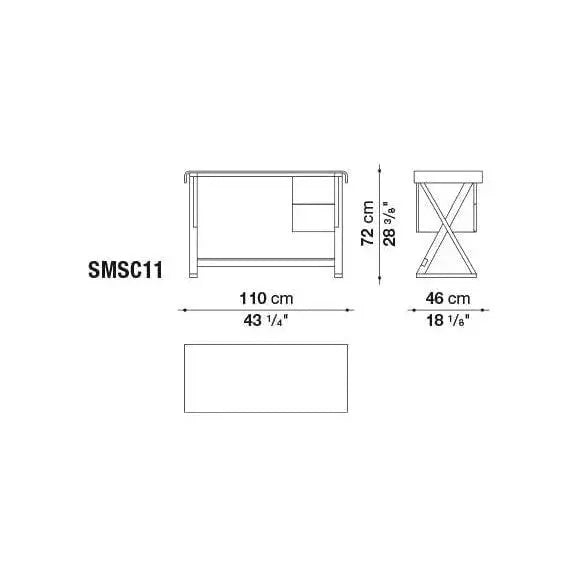 Sidus Writing desk | Maxalto | JANGEORGe Interior Design