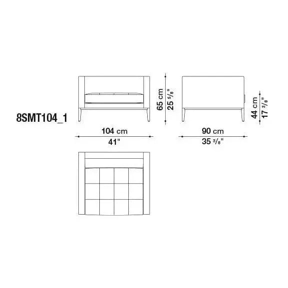 Simpliciter Armchair | Maxalto | JANGEORGe Interior Design