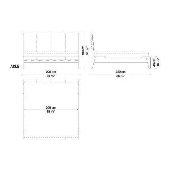 Talamo Bed | Maxalto | JANGEORGe Interior Design