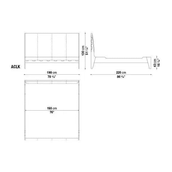 Talamo Bed | Maxalto | JANGEORGe Interior Design
