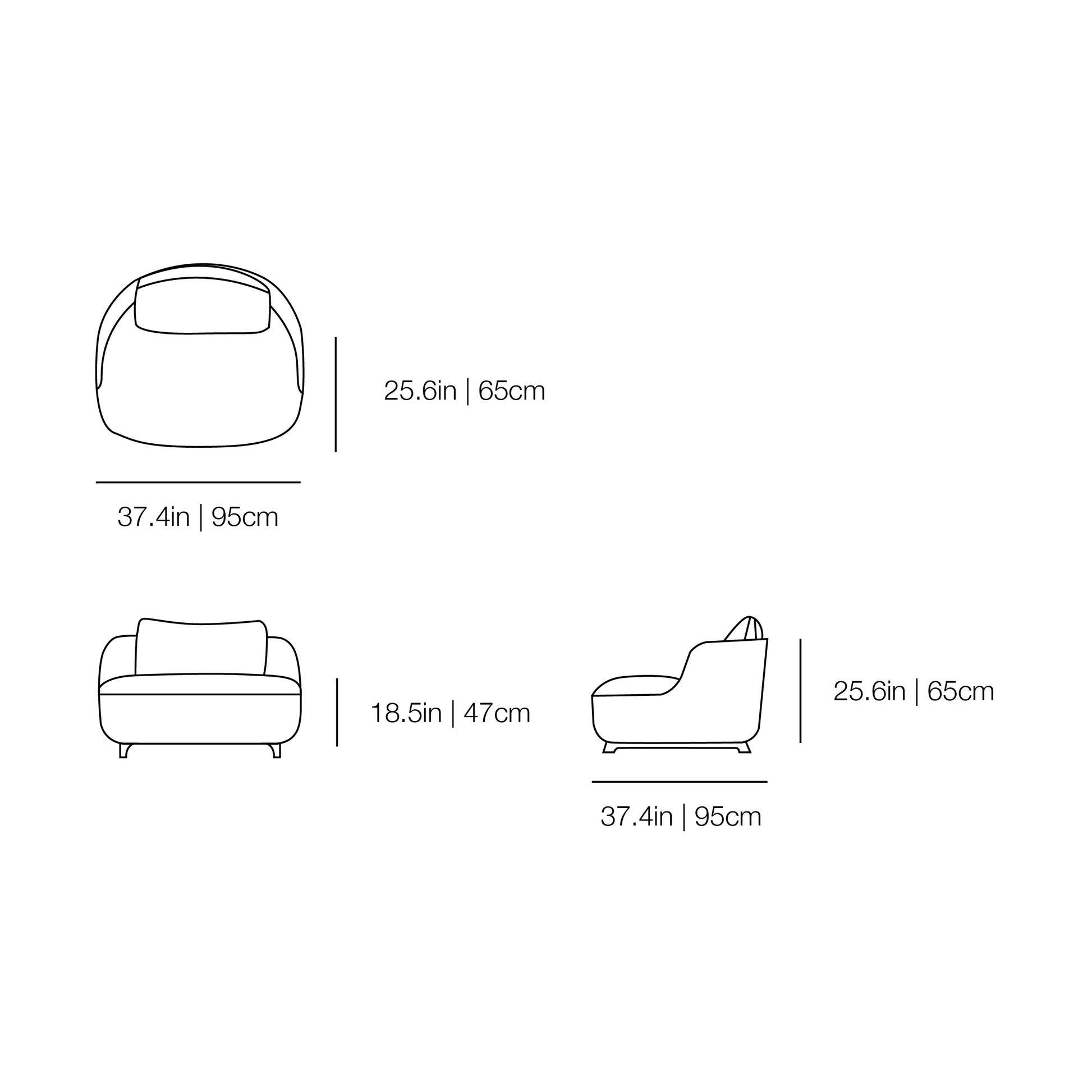 Bart Canapé Armchair | Moooi | JANGEORGe Interior Design