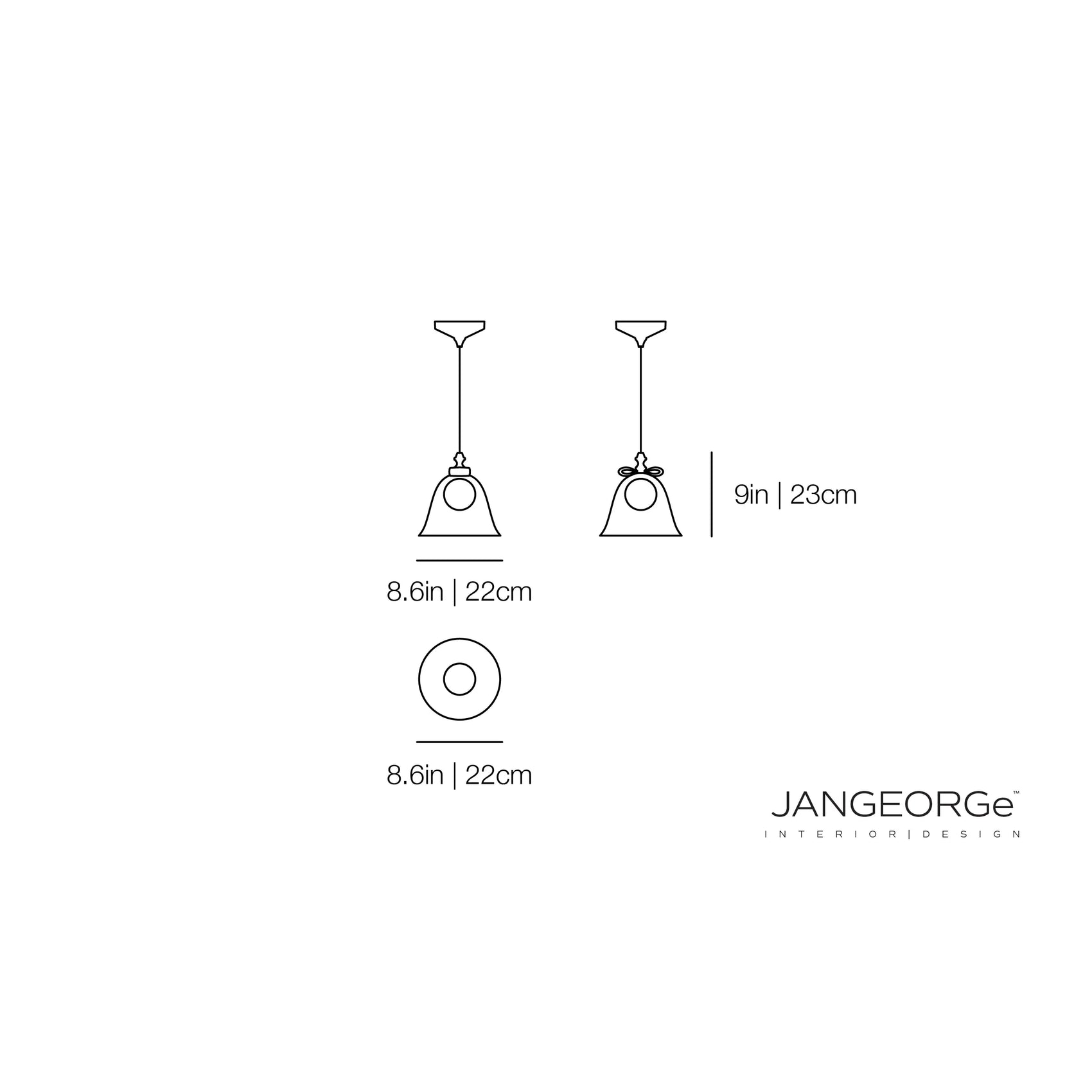 Bell Lamp Suspension Lamp | Moooi | JANGEORGe Interior Design