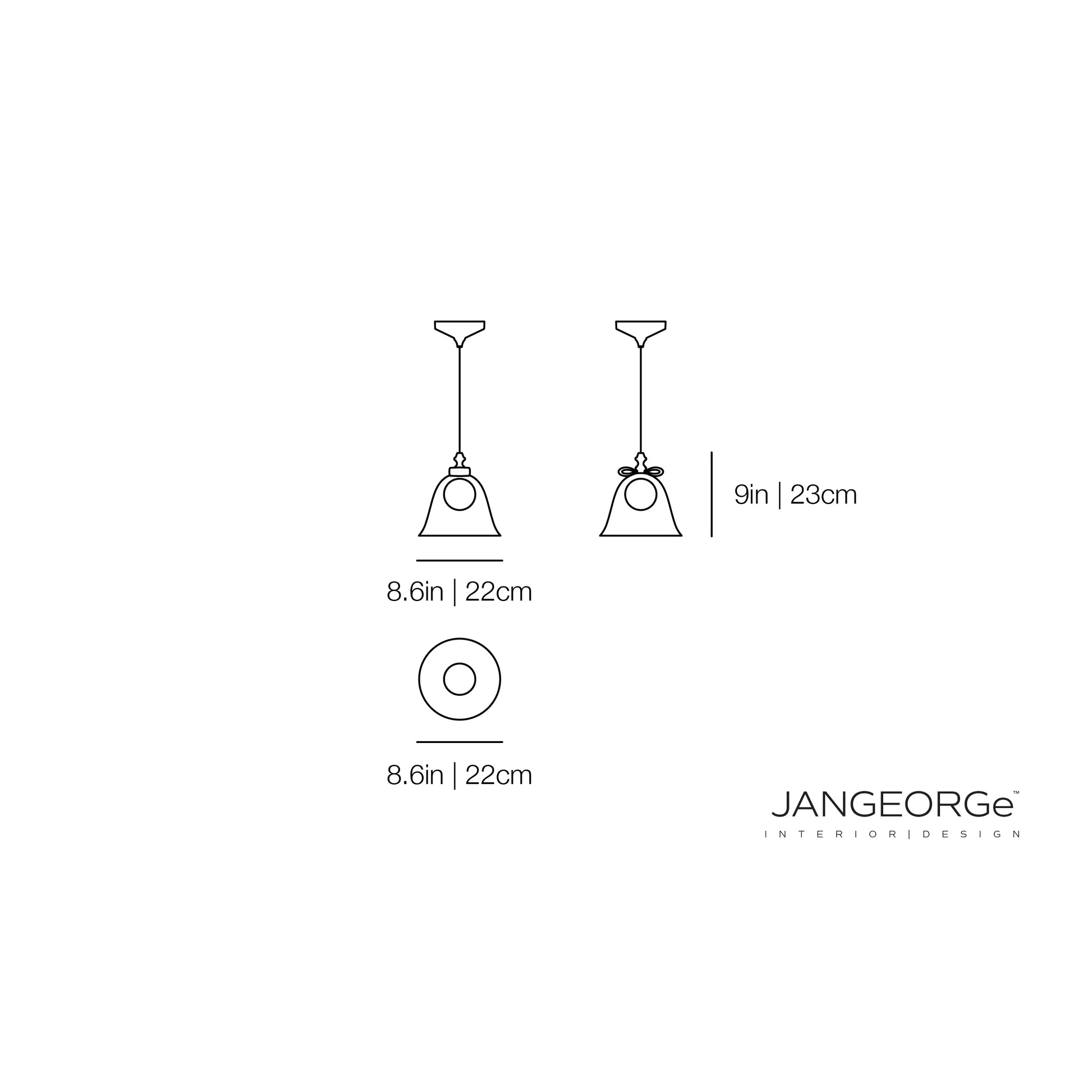 Bell Lamp Suspension Lamp | Moooi | JANGEORGe Interior Design