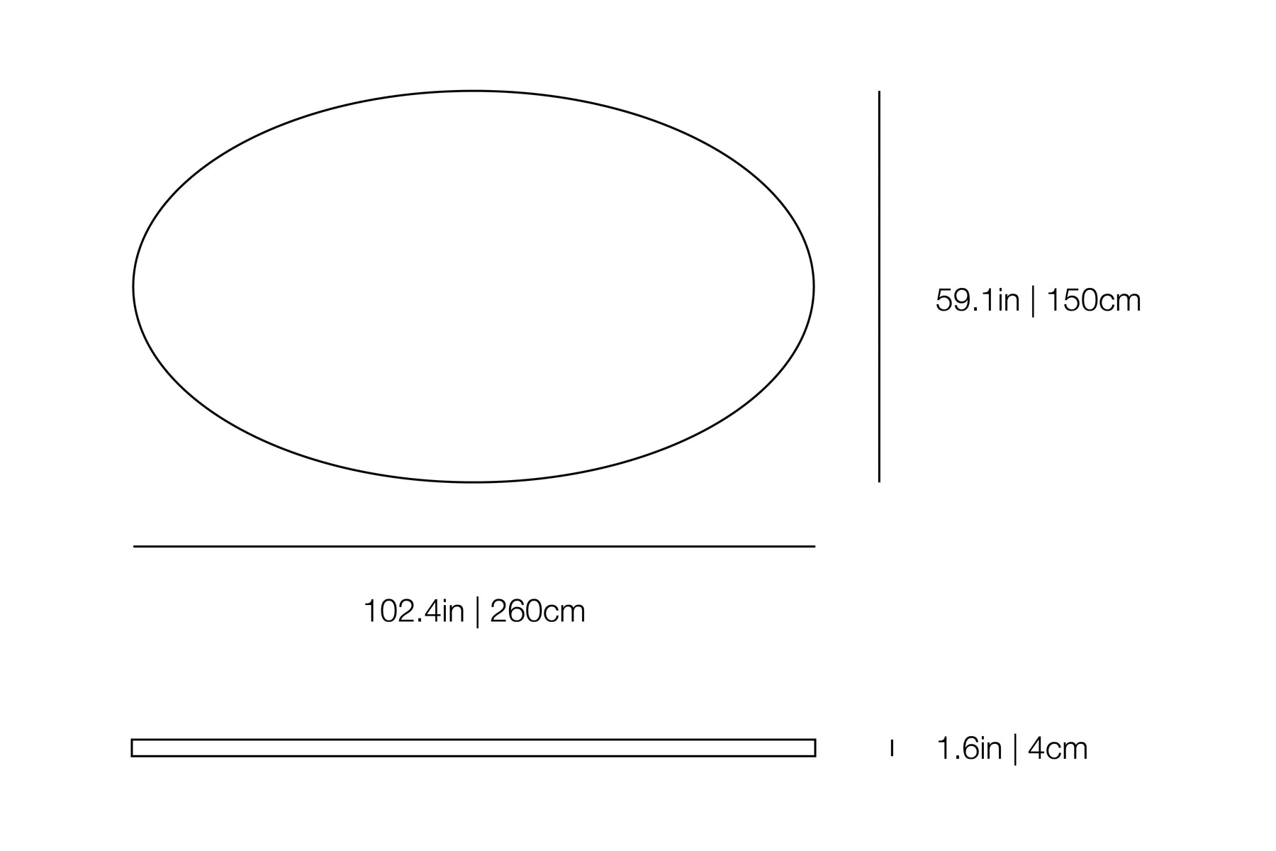 Container Table Round Top (D160 Oak) Interiors