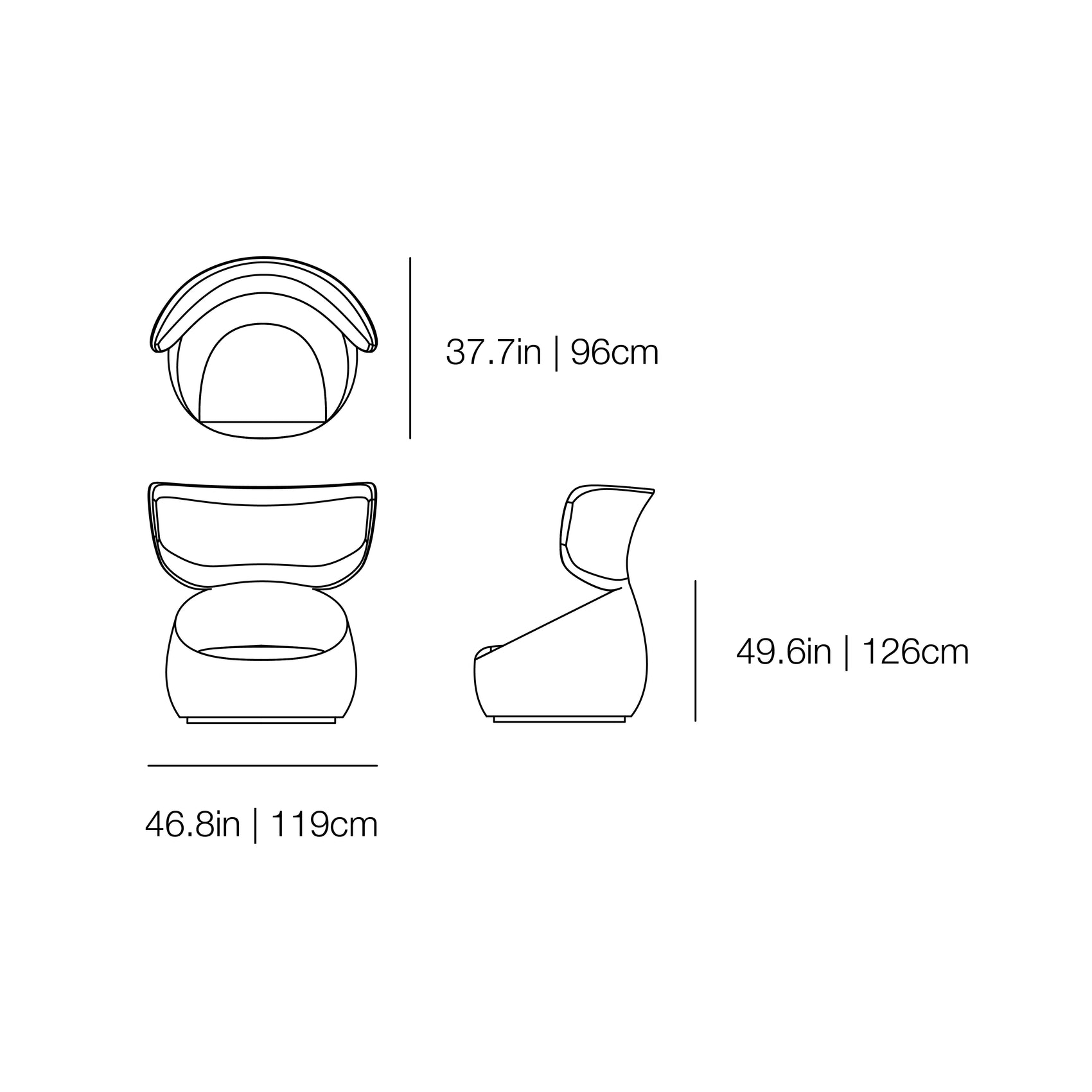Hana Armchair Wingback Swivel | Moooi | JANGEORGe Interior Design