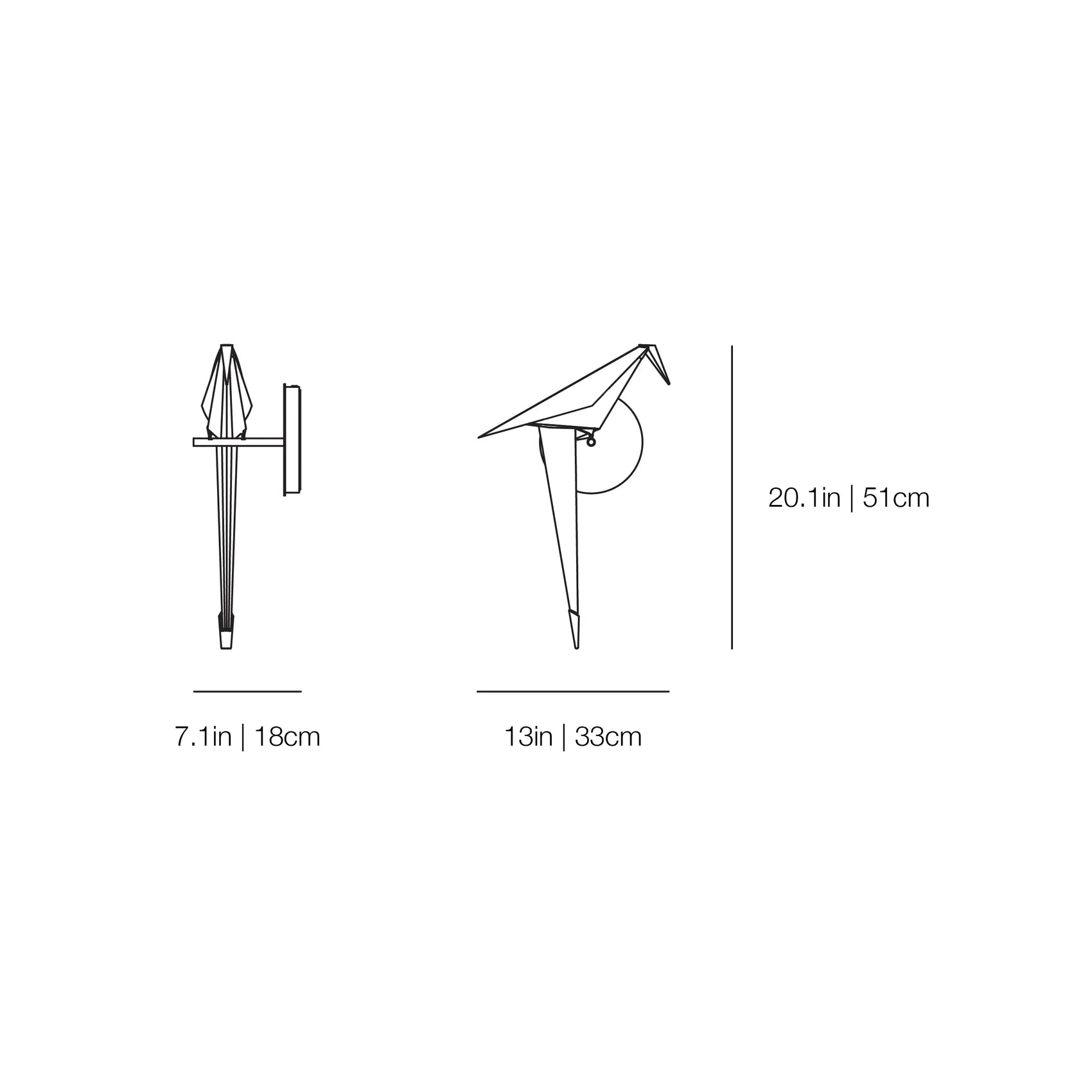 Perch Light Wall UL Non-Dimmable | Moooi | JANGEORGe Interior Design