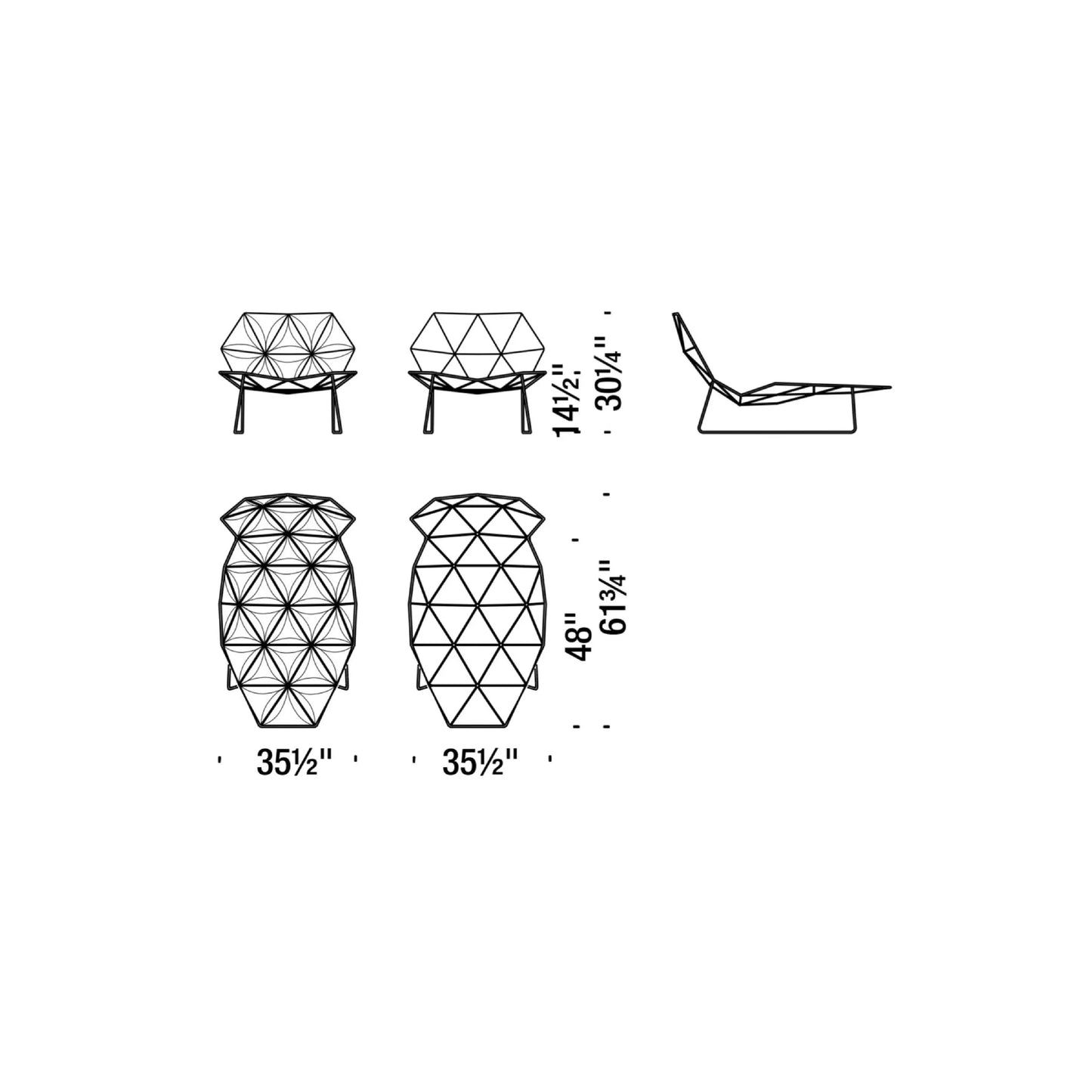 Antibodi Chaise Longue | Moroso | JANGEORGe Interior Design